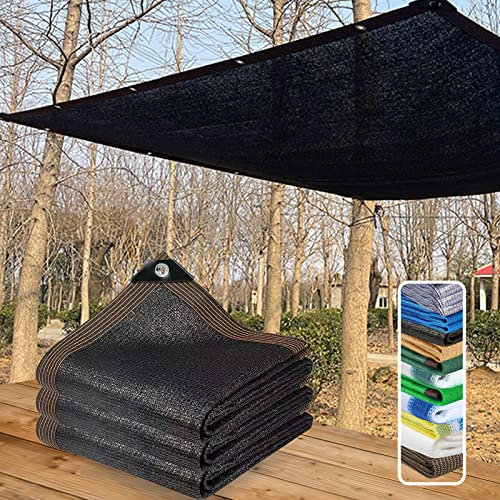 Brise Vue Balcon Vue Jardin Exterieur ，Brise-Vue Jardin de HDPE 2x2m Toile Ombrage de Protection Solaire Rectangulaire à 90% Anti UV en Voile D'ombrage Filet D'ombrage avec œillets pour Pergola