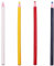 LABUYI 4 Stück Schneiderkreide,Schneiderkreidestift,Nähkreide,Kreidestift Nähen,Textilstifte,Stoffkreide,schneiderkreidestifte für stoff,für Schneiderei,Nähen,Stoff,Handwerk (4 Farben)