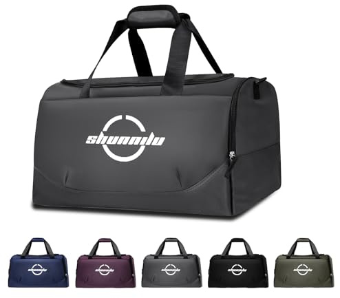 TYHXHAI Sporttasche, 45x20x25cm Kleine Sporttasche Mit Schuhfach & Nassfach, Reisetasche Klein Damen für Sport, Fitnessstudio, Schwimmen, Training Und Kurztrips, Travel Bag (Grau)
