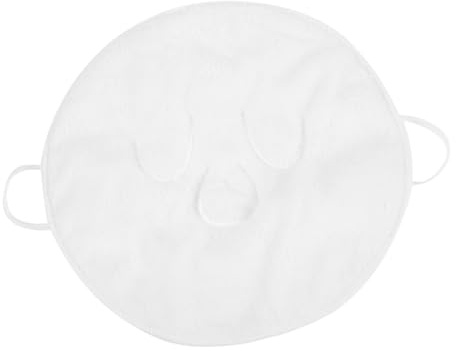 LIFKOME Serviette de Beauté Visage Réutilisable en Polaire Corail Design Oreilles Suspendues pour Compresses Chaudes et Froides, pour Soins du Visage