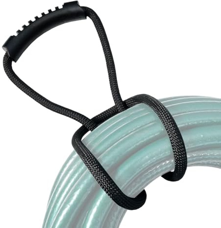 Tragegurt mit Schlaufenkordel – Robuste Aufbewahrungsgurte für Kabel & Schläuche | Verdickte Organizer-Gurte zum Transportieren & Verstauen, Vielseitiger Tragriemen für Garage, Garten, Camping