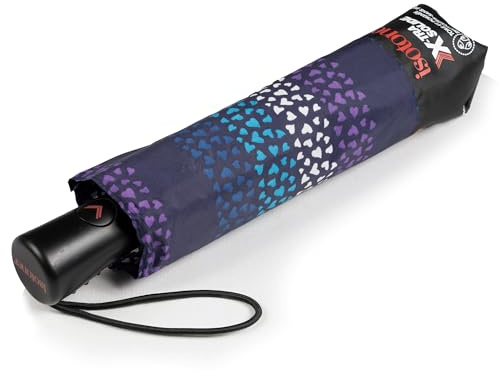 Isotoner Parapluie mixte adulte x-tra solide, ultra déperlant, ouverture automatique