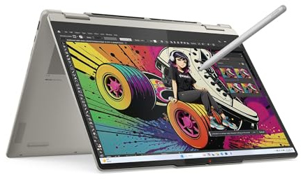 Lenovo Yoga 7 2-in-1 Laptop, 14 WUXGA Touchscreen, AMD Ryzen AI 7 350 8 Cores, AMD Radeon 860M Graphics, 16GB LPDDR5+ 2TB SSD, Win11 Home, HDMI 2.1, Wi-Fi 7, Backlit Keyboard, Fingerprint Reader