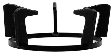 IMIKEYA Support de Cuisinière à Gaz en Fonte Épaisse Antidérapante Grille Ronde Robuste pour Casseroles et Woks Accessoire Cuisine Polyvalent pour Cuisson Domestique et Professionnelle