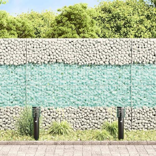 Ordellia Piedras de jardín de cristal turquesa de 12 cm para camino, terraza, patio y balcón, caja de 25 kg con piedras de 6 a 12 cm como piedra decorativa, piedra de paso y piedra de camino para