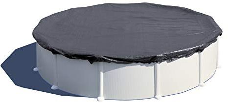 Gre Couverture Hiver 120g/m² polyéthylène résistant Piscine Ronde 440 cm