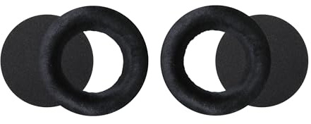 beyerdynamic 904163 EDT 990 VB Ohrpolstersatz Velour in schwarz für DT 990,DT 880 und und weitere Modelle, 31x14x3