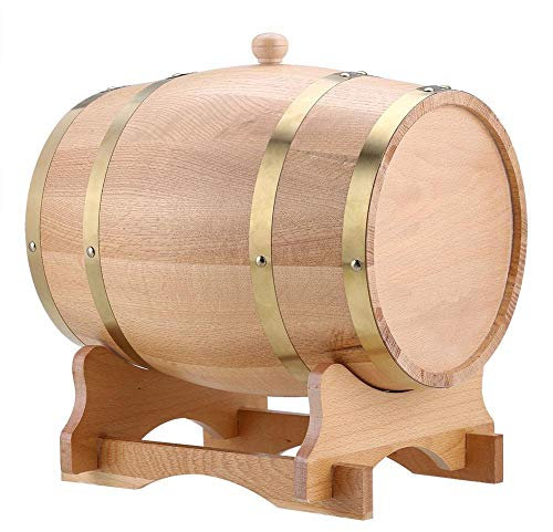 Barril de roble para vino personalizado, 10 L, madera de roble vintage, dispensador de barril de vino, envejece tu propio whisky, burbon, tequila, ron, picante y más