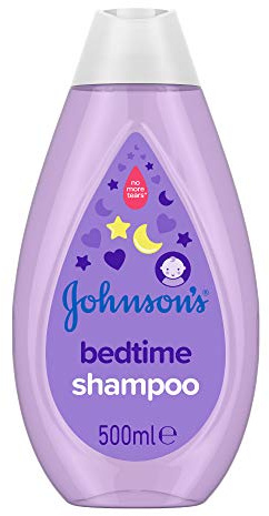 Johnson's Baby Bedtime-schampo - lämnar håret mjukt och glänsande - berikat med lugnande naturliga essenser - designad för känslig hud och hår - 500 ml
