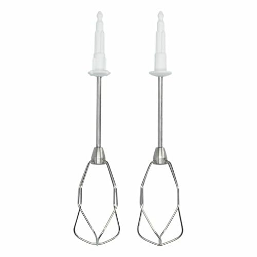 LUTH Premium Profi Parts Rührbesen Set 00653471 kompatibel mit Bosch MFQ3531 MFQ3532 MFQ3533 MFQ36300 Rock'n'Roll Edition Siemens power edition MQ955P für Handmixer Rührgerät