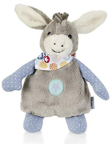 Sterntaler Wärmekissen Esel Emmi, Für Babys ab dem 1. Monat, 27 cm, Grau/Mehrfarbig 3152000