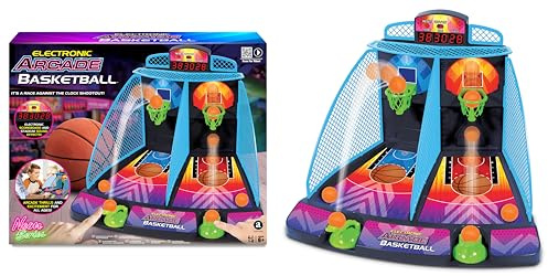 RED5 Jeu Basket Arcade Néon Électronique Table Jouet Interactif Enfant
