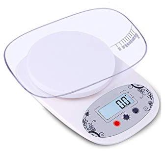 Balance de cuisine Balance électronique de haute précision 0.1g / 0.5g Pesant 3 kg Gamme 3G- Taille 140 * 210mm Unité G/LB/OZ Ménage petite boulangerie échelle alimentaire