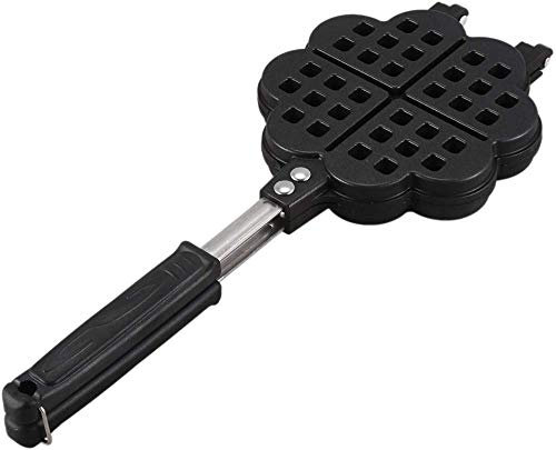 CLQ Moule À Gaufres Antiadhésif 14Cm Treillis Muffin Gâteau Barbecue Steak Petit Déjeuner Pot Plaque Cuisine Gaufre Moule De Cuisson