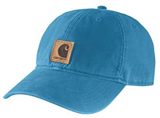 Carhartt Herren Canvas Cap Baseballkappe, Meeresblau, Einheitsgröße