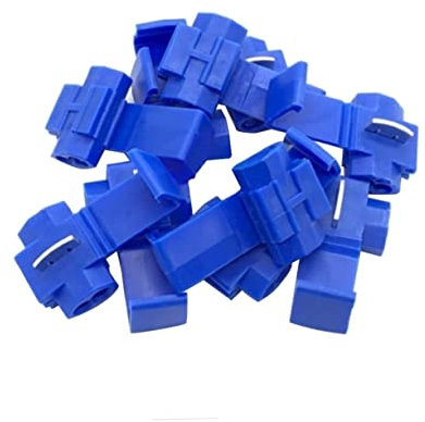 Angoily 50pcs Solderless Wire Connectors Quick Splice Lock for Car Alarm Radio Cassette Units