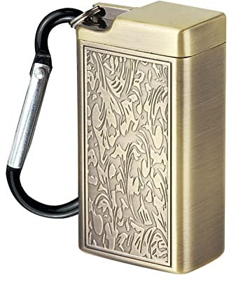 URFEDA Zigaretten Taschenascher Taschenaschenbecher,Edelstahl Mini Aschenbecher mit Deckel und Schlüsselanhänger,Rauchfreie Geruchsdicht Reise-Aschenbecher für unterwegs Aschenbecher to go