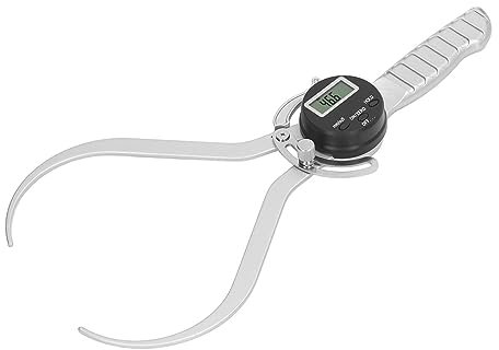 Spessimetro Digitale, Strumento di Misurazione Dello Spessore, da 0 a 200 mm Spessimetro LCD con Maniglia e Vite di Bloccaggio per Piastra, Conversione Unità, Schermo LCD