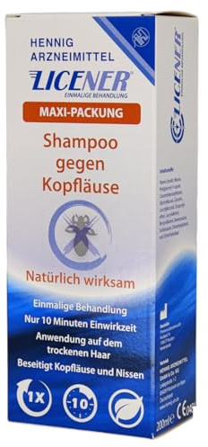 Licener Shampoo gegen Kopfläuse | Maxi-Packung 200ml | plus Pharmaperle Duschgel
