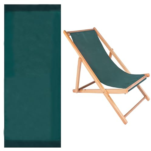 NICENEEDED 45 Inch Beach Sling Chair Replacement Cloth (Not Include Chairs), Patio Sling Chairs Fabric, Outdoor Folding Chair Canvas Folding Sling Lounge Chairs Cloth Canvas for Sunbathing Garden