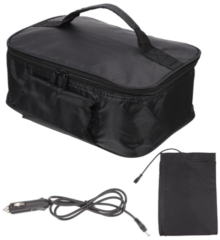 KICHOUSE Isolierte Lunch-Tasche Mit Griff Tragbare Bento-Mittagessentasche Für Auto Picknick Und Arbeit Lebensmitteltransport Tasche 11.42X7.68X4.53 Zoll Hält Warm Oder Kalt