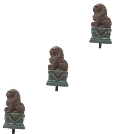 Sosoport Fontana A Forma Di in Ceramica Con Circolazione Dell'acqua 3 Pezzi Per Acquario Decorazione Domestica Multifunzionale Per Natale Di Compleanno