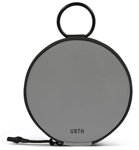 Urth Lens Filter Pouch — Weatherproof, Padded Case for 4 Circular Filters with Clip-On Carabiner