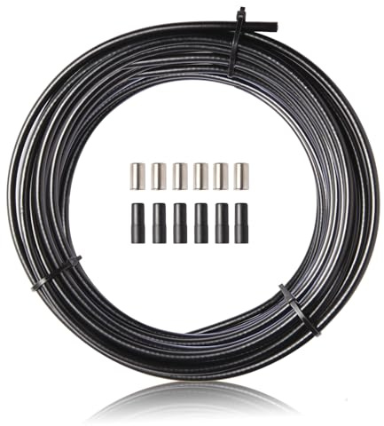 Brake Cable Housing,Lined Bicycle/Bike Brake Cable Housing,Bicycle Brake Cable Housing,Bicycle Brake Cable Gear Wires Bikes Replacement Accessory for Mountain Road Bike, 5mm 3 Meters (Black)