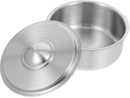 LALADEFIEE Ciotola Facile da Trasportare e Conservare in Acciaio Inox per Alimenti da 550ml con Coperchio per Ragazzo Ragazza e Picnic in Famiglia
