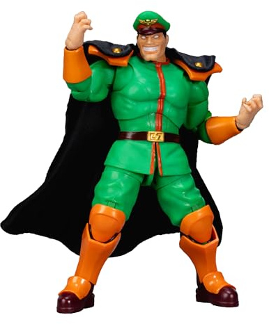 Jada Street Fighter II Bison Player 2 Deluxe, Limited Edition Next Level, Maßstab 1:12, 17 cm, austauschbares Zubehör, offizielles Lizenzprodukt (9336691314R00)