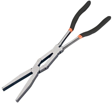 Alicates dobles articulados de acero al carbono con mango ergonómico que garantiza durabilidad y comodidad para uso profesional y artesanal, multiusos