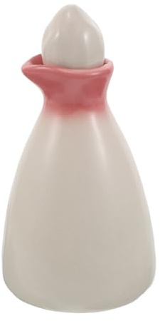 FRCOLOR Bouteille D' de en Céramique 80ml Rechargeable, Distributeur D'huiles Essentielles Élégant Style Japonerie pour Massages Corps et Soins du Visage