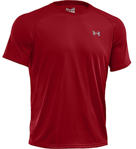 Under Armour Herren UA Tech Ss Fitness T-Shirt, Rot (Red), S
