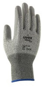 Uvex 60588 10 Unidur 6659 HDPE Glass Fibre Safety Glove, Size: 10, Grey, Black