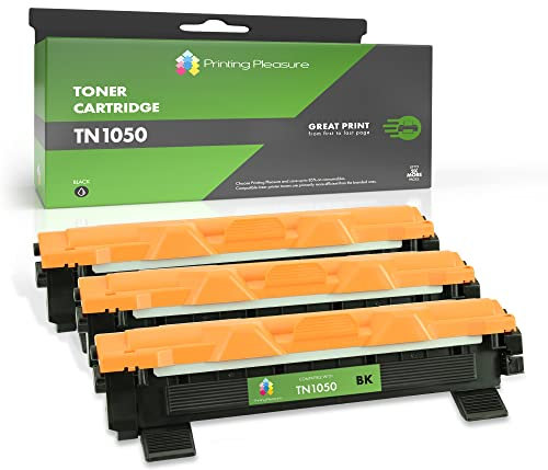 3 Toner kompatibel für Brother DCP-1510, 1510E, 1512, 1512E, 1610W, 1612W, HL-1110, 1110E, 1112, 1112E, 1210W, 1212W, MFC-1810, 1810E, 1910W | TN1050