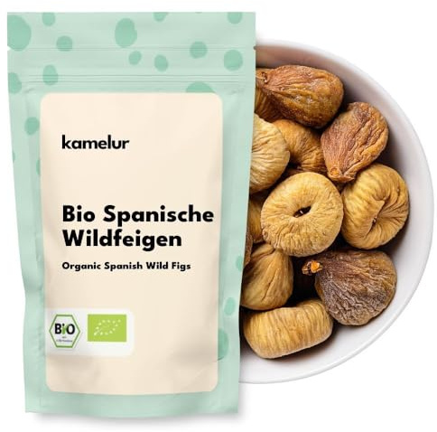 1kg di fichi selvatici BIO essiccati - fichi d'oro spagnolo naturale, non zuccherati e insolubili