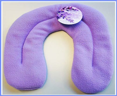 Körnerkissen Nackenkissen für Nacken Schulter und Rücken für die Mikrowelle weicher Bezug Wärmekissen aus Weizenkörnern & Lavendel - Alternative zum Kirschkernkissen