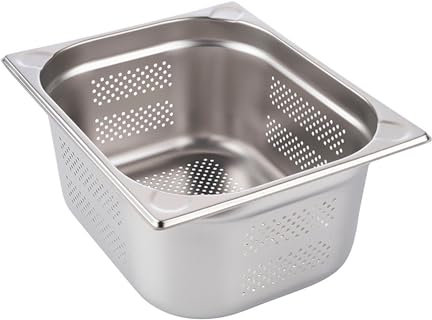 APS 81906 GN 2/3 contenitore perforato, acciaio inox Contenitore gastronorm, dimensioni 325 x 355 mm/altezza 100 mm