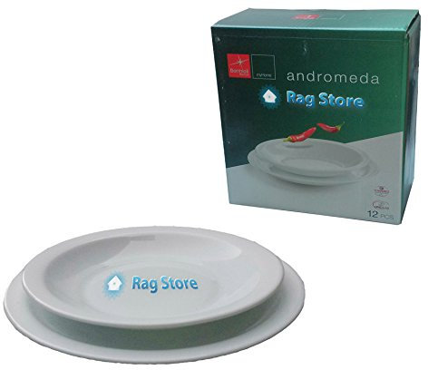 SERVIZIO PIATTI DA TAVOLA IN ARCOPAL Pz 12 ANDROMEDA