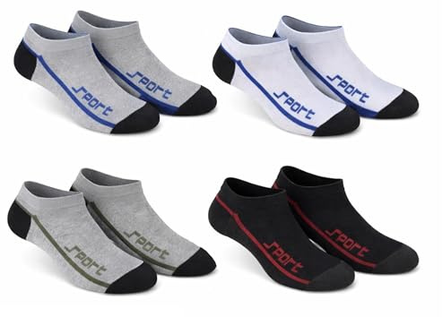 8 par korta sneakers strumpor för män märkesstrumpor från Cocain – 6 olika toppmodeller kan väljas storlekar den moderiktiga sommarstrumpan för honom – 39 till 46