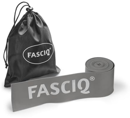 Banda de Compresión Muscular FASCIQ | Movilidad, Fitness y Recuperación | Terapia de compresión | 208 x 5 x 0.10cm | Bolsa de Tela Gratis