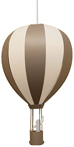 R&M Coudert Deckenlampe für Kinderzimmer, Heißluftballon, Grau, MON9