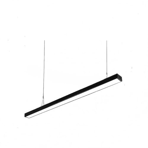 LED PANEL SUPERFICIE 118CM X 7CM X 4CM RECTANGULAR NEGRO 28W 6400K