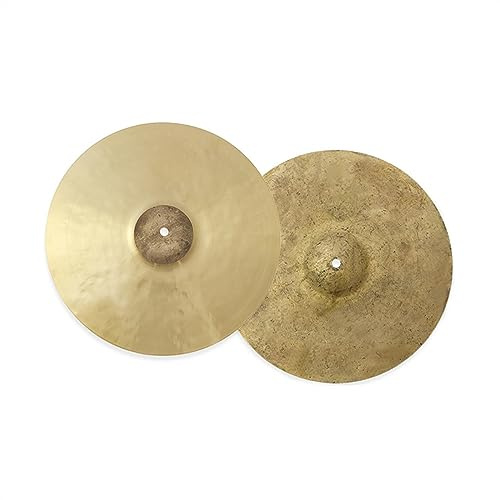 Tambor Jazz Tambor Platillo B20 Aleación De Bronce Platillo Hi-Hat Platillo Platillos para Principiantes (Color : 14 Inch hihat)