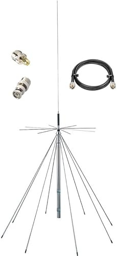 Multifrecuencia escáner Antenas Base Kit 25 – 1300 MHz Antena básica para SDR, radio, escáner, radio. Cobertura HF, AIR, UHF, VHF, FM, AM, FRS, perfecto para SDR, radios, escáneres y radio
