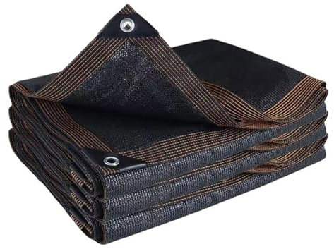 PanHuiWen Voile Ombrage Rectangle Filet Dombrage pour Serre Voile D'Ombrage AjouréE Tissu pour Pergola Filet Dombrage Noir,3x6m
