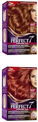 Wella Color Perfect Coloración Permanente para un cabello hidratado y luminoso - Tonos Rojizos Caoba + Cobrizo Intenso