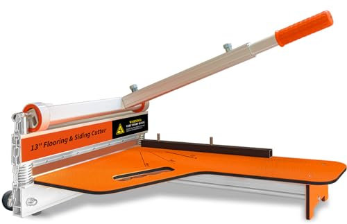 laminatschneider, 310mm vinylschneider mit Rädern- Schneiden Sie Winkel und Länge in nur einem Schritt, Bodenwerkzeuge - Schneiden Sie Vinylblech, technisches Holz, LVP/T, VCT, SPC, WPC