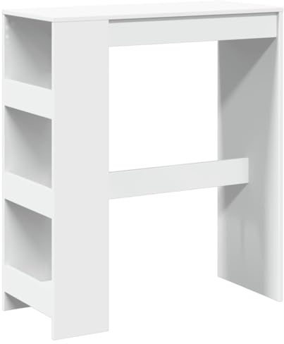 vidaXL Mesa Alta con estantes Madera ingeniería 90x40x103,5 cm