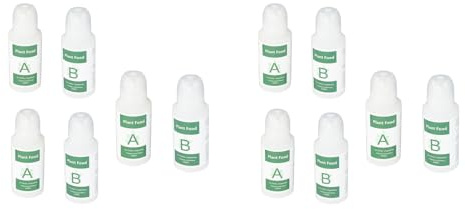 6 Ensembles D'Engrais Hydroponiques pour Plantes, Nutriments D'intérieur A et B, Engrais Solide Soluble dans L'eau pour Plantes Agricoles, Plantation sans Sol Domestique